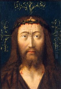 Head of Christ ca 1445 by Petrus Christus