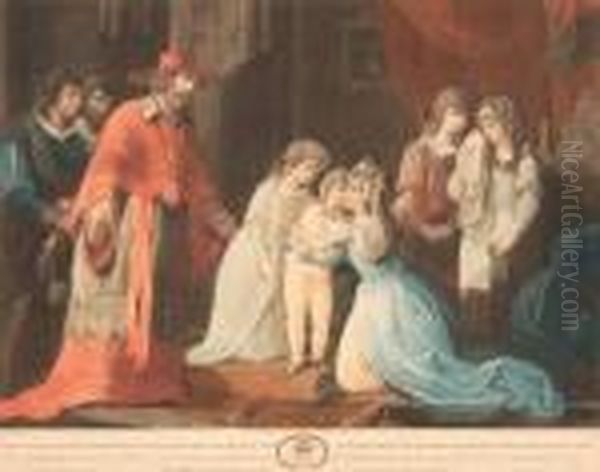 Elizabeth Queen Dowager Of 
Edward The Fourth, Delivering Up Her Son, Richard Duke Of York, To 
Cardinal Bourchier, A.d. 1483 - view 1