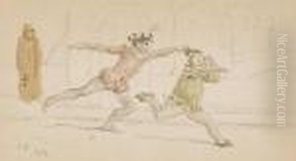 Mediaeval Chase Scene - view 1