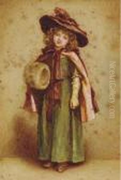 Young Girl With A Muff - view 1