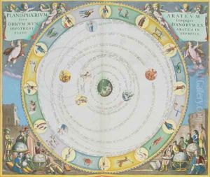 Chart describing the Movement of the Planets, from 'A Celestial Atlas, or The Harmony of the Universe' by Andreas Cellarius