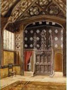 Interior Of The Great Hall, Rufford Old Hall, Lancashire