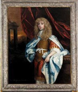 Portrait Of Sir Matthew Dudley
Of Clapton, Bt. (d.1721), Three-quarter Length, Wearing Classical Dress
With A Blue Cloak by John Greenhill