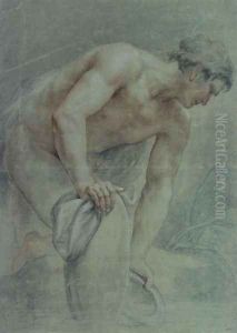 Figure of a Warrior, partly draped by Giovanni Batista Cipriani