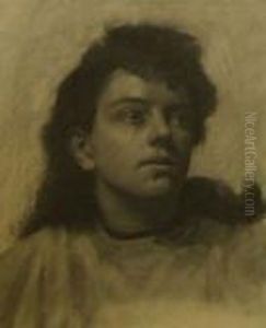 Head And Shoulders Portrait Of A Young Girl