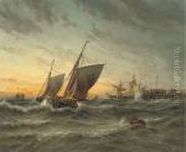 Running Out Of Harbour On The Tide - view 1