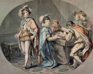 The Jealousy of Darnley by Giovanni Batista Cipriani