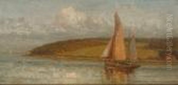 Sailing Off Yarmouth, Isle Of Wight - view 1