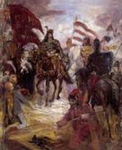Rakoczi On Horseback by Imre Greguss