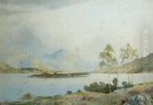 Loch Maree, Scotland - Signed Bottom Leftjas.greig by James Greig
