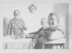 Die Deutschen In Rom by Otto Greiner