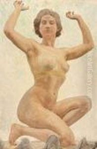 Venus (studie Zum "triumph Der Venus"). by Otto Greiner