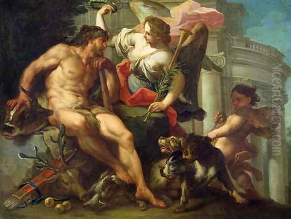 Hercules Crowned by Fame - view 1