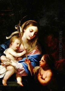The Holy Family with Saint John the Baptist