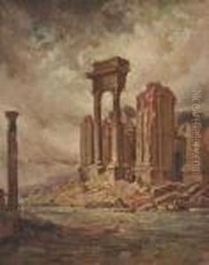 Earthquake Ruins (crocker Bank), 1906 by Deidrich Henry Gremke