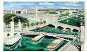 Pont Des Arts Au Pont Alexandre Iii by Henry