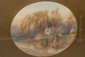 Rolleston, By The Village Pond by Frank Gresley