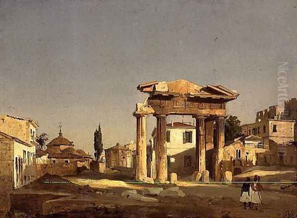 The Gate of Agora in Athens, 1843 - view 1