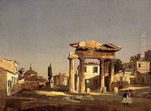The Gate of Agora in Athens, 1843 by Ippolito Caffi