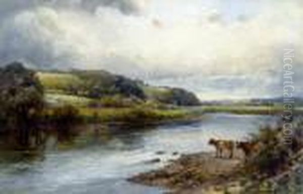 Cattle By The River - view 1