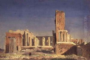 The Acropolis, 1843 by Ippolito Caffi