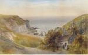 Lulworth Cove, Dorset by Frank Gresley