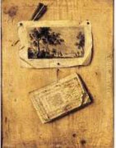 Trompe L'oeil A La Gravure Et A La Plume