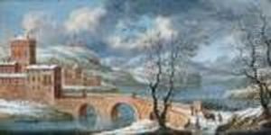 Paesaggio Invernale by Orazio Grevenbroeck