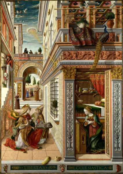 Annunciation with St Emidius 1486 - view 1