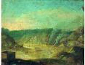 Vue De La Solfetara A Rome