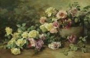 Pink And White Roses