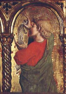 St. John the Evangelist, detail from the Sant'Emidio polyptych, 1473