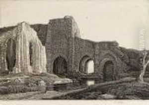 Fen Monastery (comstock 31) by Frederick Landseer Maur Griggs