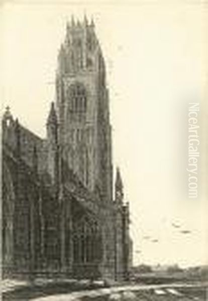 St Botolph's Boston (comstock 32) by Frederick Landseer Maur Griggs