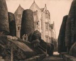 Owlpen Manor (c.46) by Frederick Landseer Maur Griggs