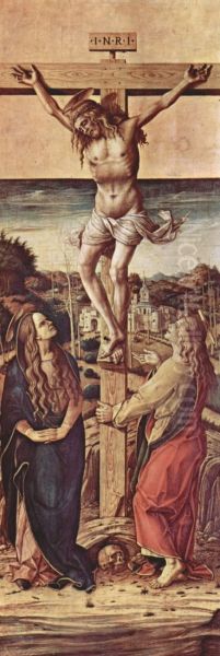 Crucifix with the Virgin and St John the Evangelist - view 1