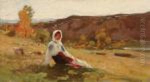 Shepherdess by Nicolae Grigorescu