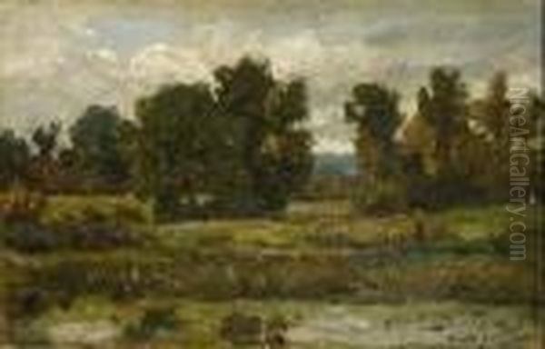 Franzosische Landschaft Mit Schaferin. - view 1