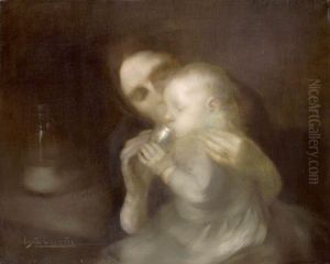 The Tin Mug by Eugene Carriere