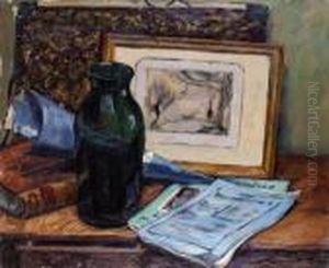 Nature Morte Au Vase by Roger Grillon