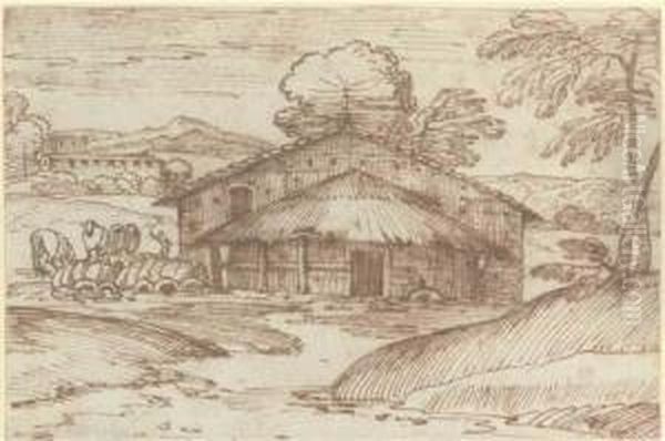 A Farmhouse In A Landscape - view 1