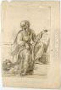 Saint John The Evangelist by Giovanni Francesco Grimaldi