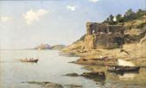 Napoli, Veduta Di Posillipo by Guido Grimani