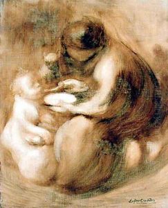 The Beakful, c.1900 by Eugene Carriere