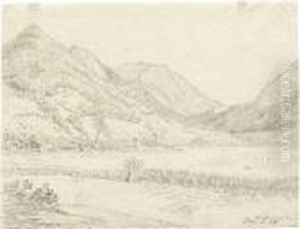 Blick Auf Den Schliersee by Ludwig Emil Grimm