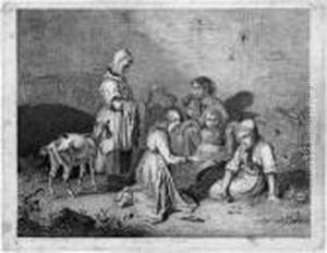 Kinderspiel In Kurhessen by Ludwig Emil Grimm