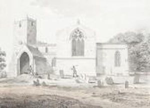 'south East View Of Whitewell Church', Derbyshire