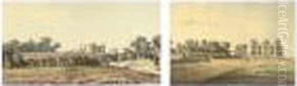 Two Views Of Balborough Hall - view 1