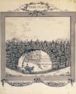 A Horse Drawn Carriage On The 
The Road To Henley-on-thames; The Great Arch At Park Place, Remenham, 
Berkshire