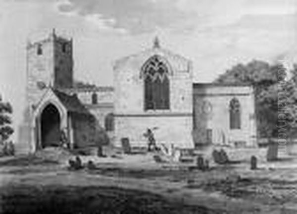 South-east View Of St Lawrence Church, Whitwell, Derbyshire - view 1